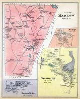 Marlow, Marrlow Town, Munsonville, Rindge Town, New Hampshire State Atlas 1892